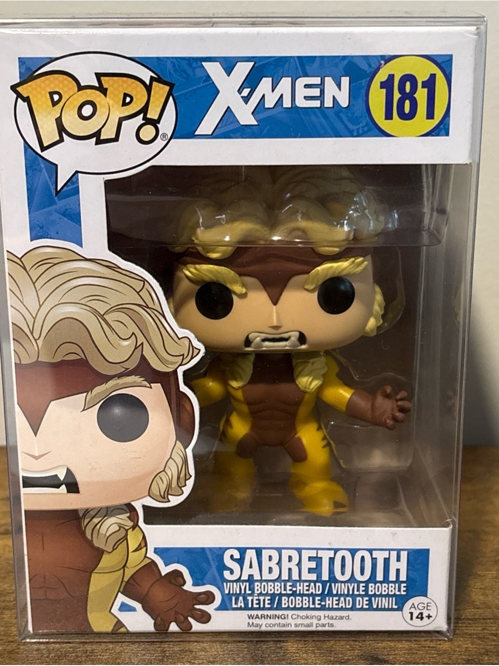 Funko Pop! Vinyl: X-men- Sabretooth #181 w/ Protector